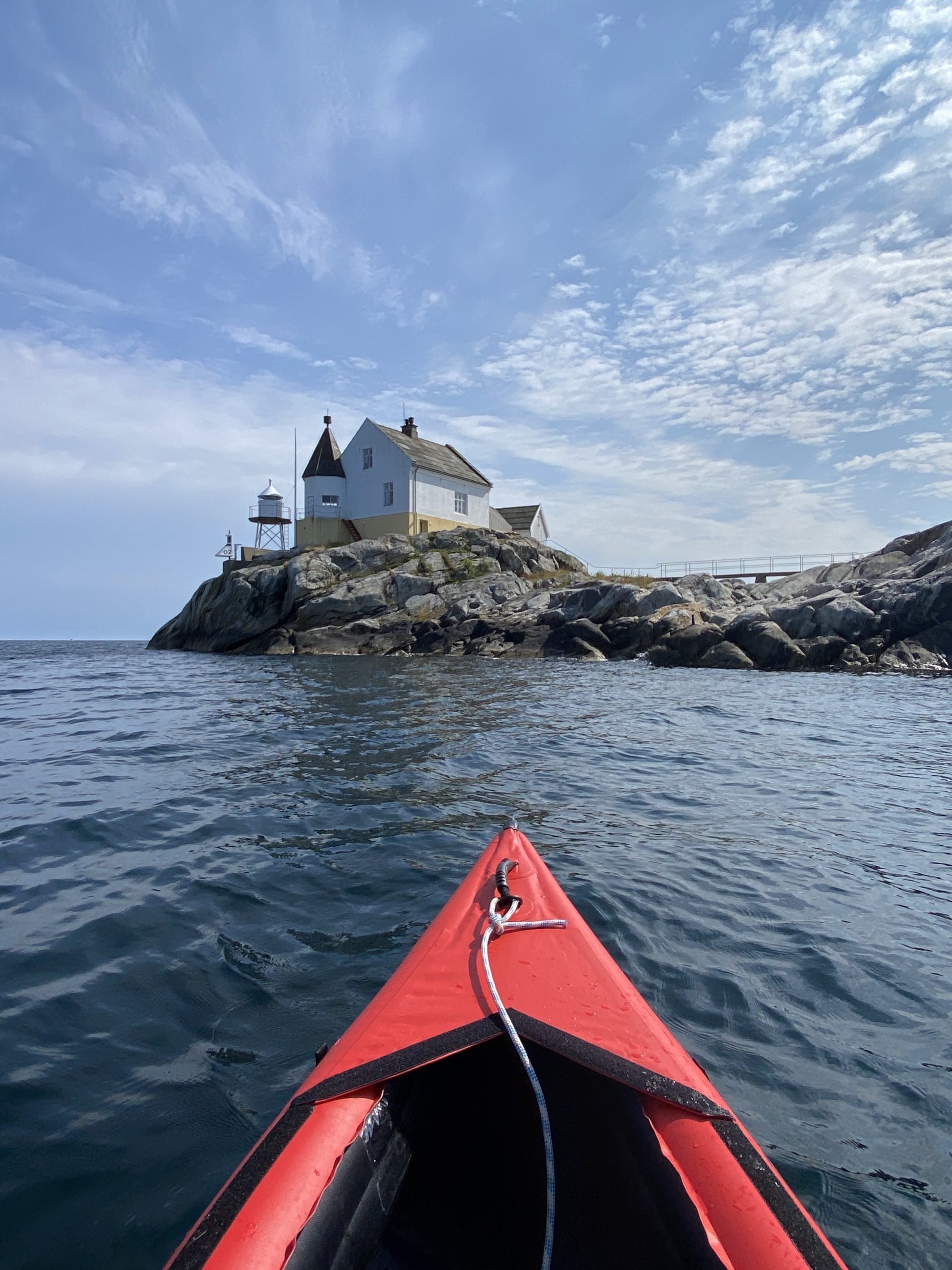 Approaching Saltholmen Fyr